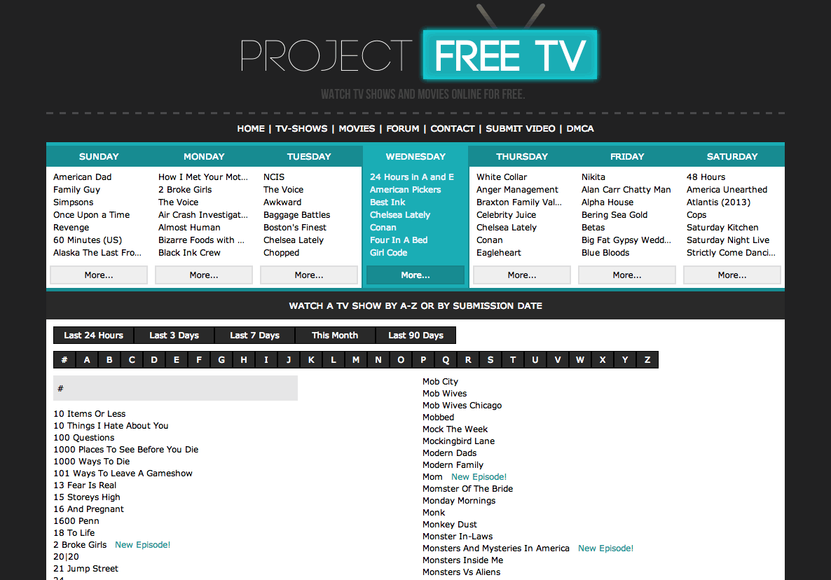 Project Free TV - Cleaned Up