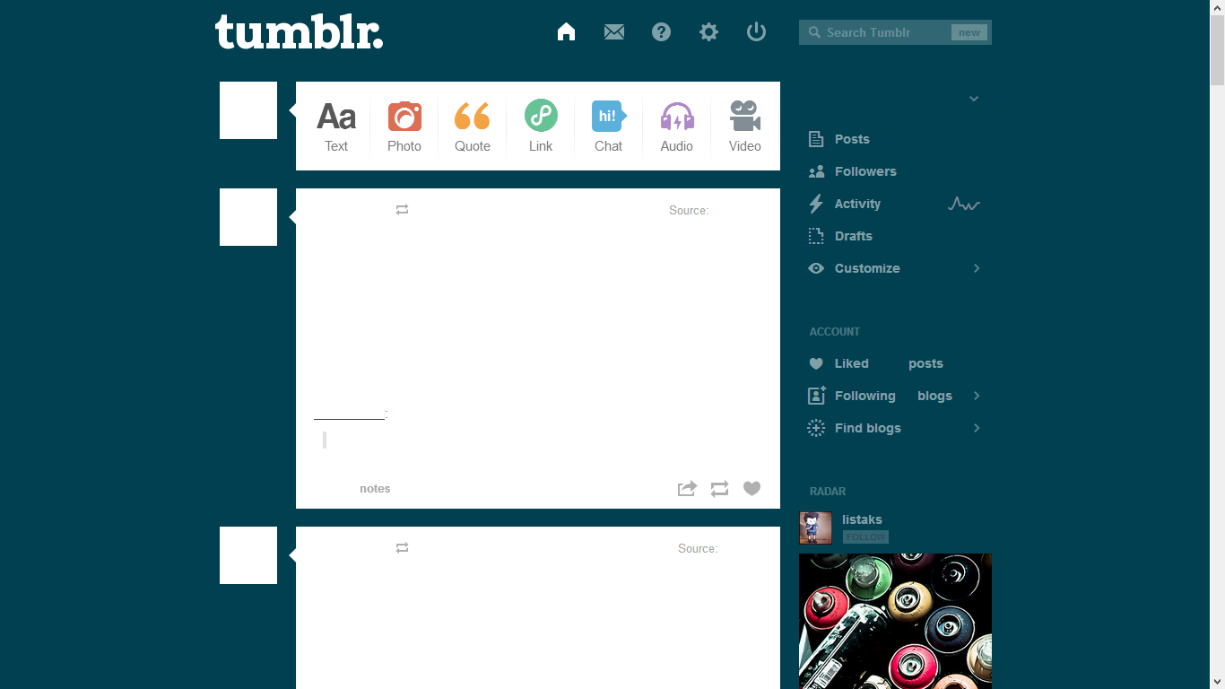 Modern tumblr