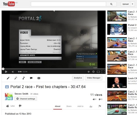 YouTube hide guide from video pages