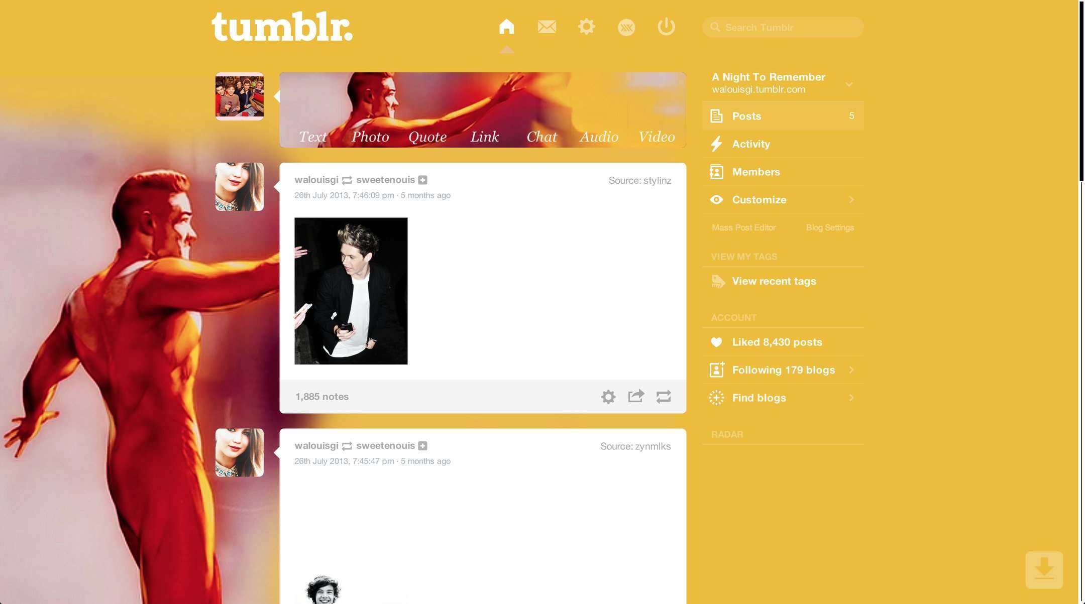 Liam Payne #4 Tumblr Dashboard | sweetenouis