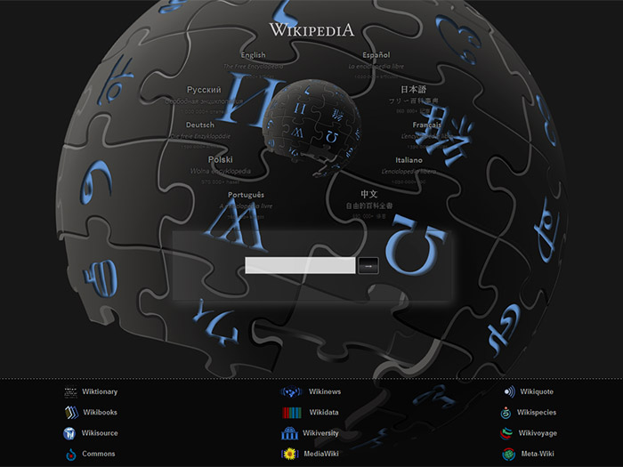 Wikipedia - Dark toggle [by Splark]