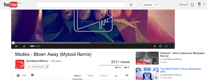 DEPRECATED - Fixed YouTube top-bar