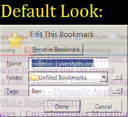 Add to Bookmarks - Transparent Popup 