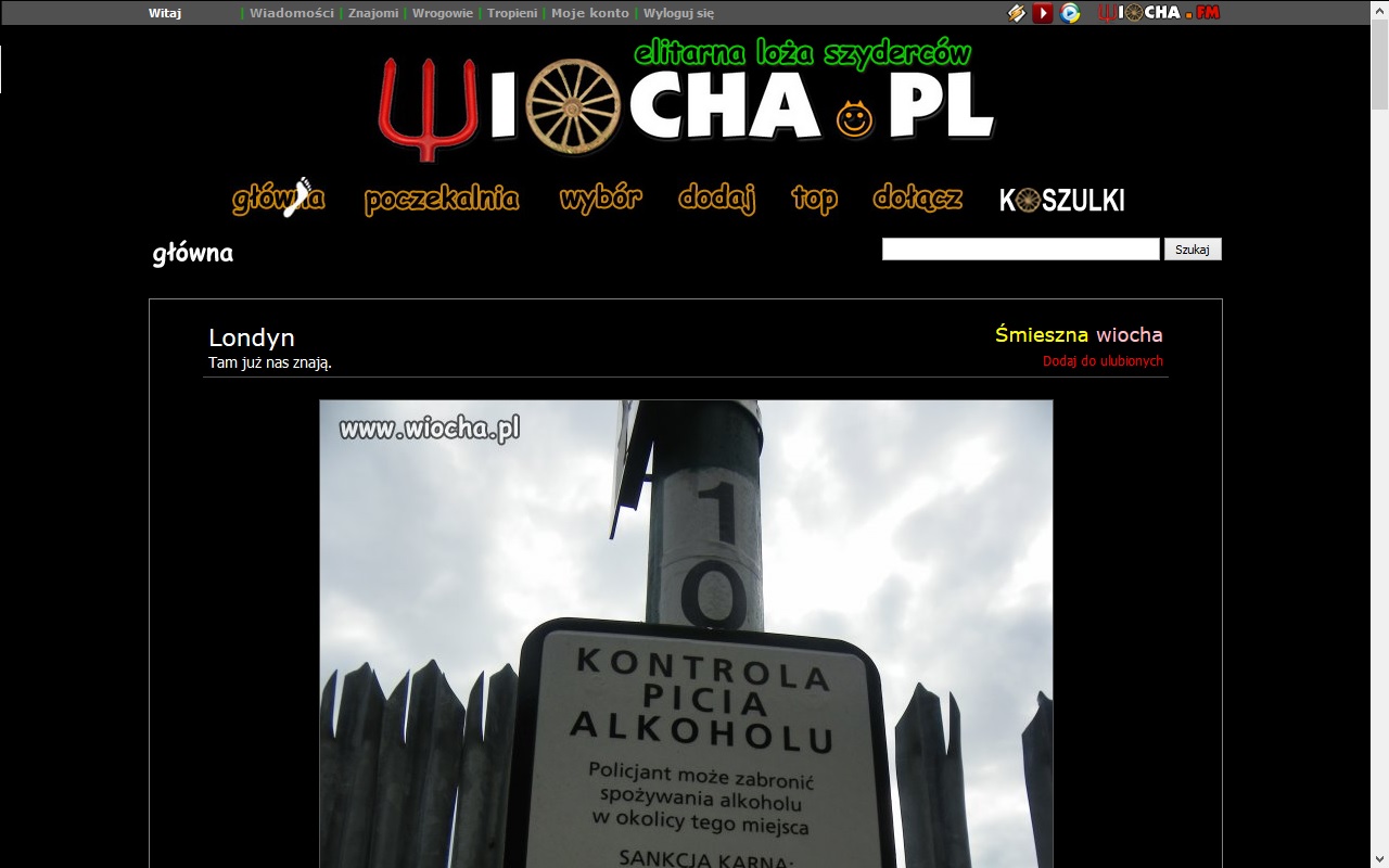 Wiocha.pl ciemna - bez reklam