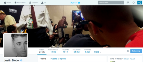 Twitter - Justin Bieber (Twieber)