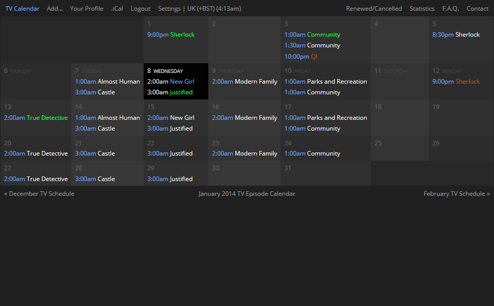 Ys TV Calendar [CAT] *BROKEN*