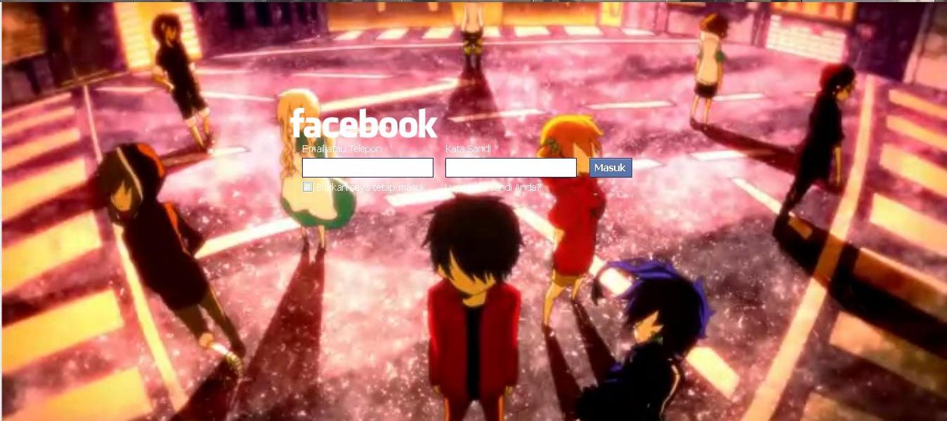 Facebook Login Kagerou Project