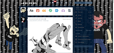Dan Vs. Tumblr Dashboard Theme