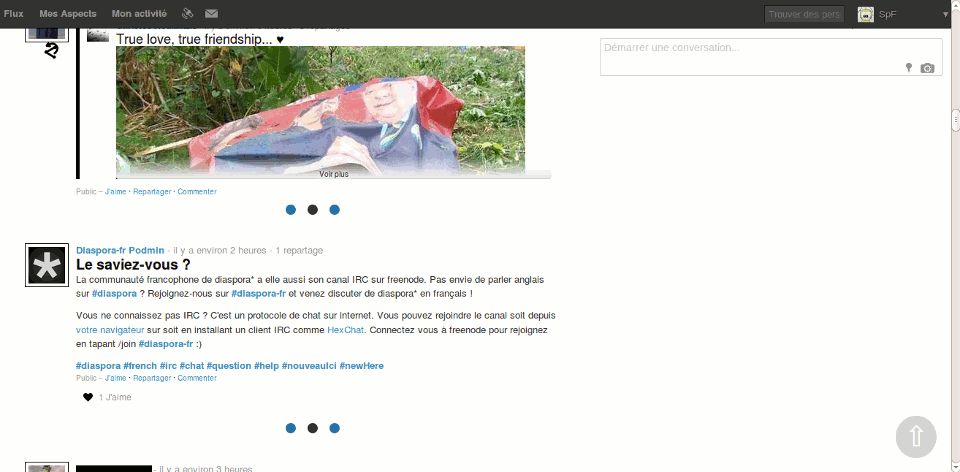 Diaspora simple & large