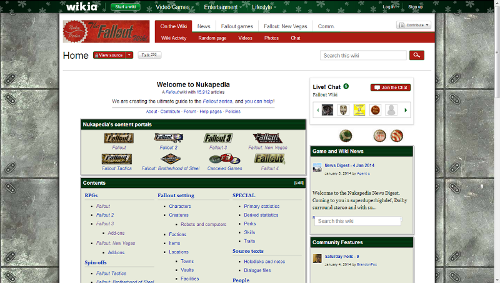 Nukapedia - Wikia Changes