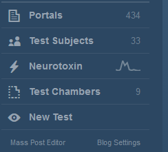 Aperture Sidebar(Portal, Portal 2)