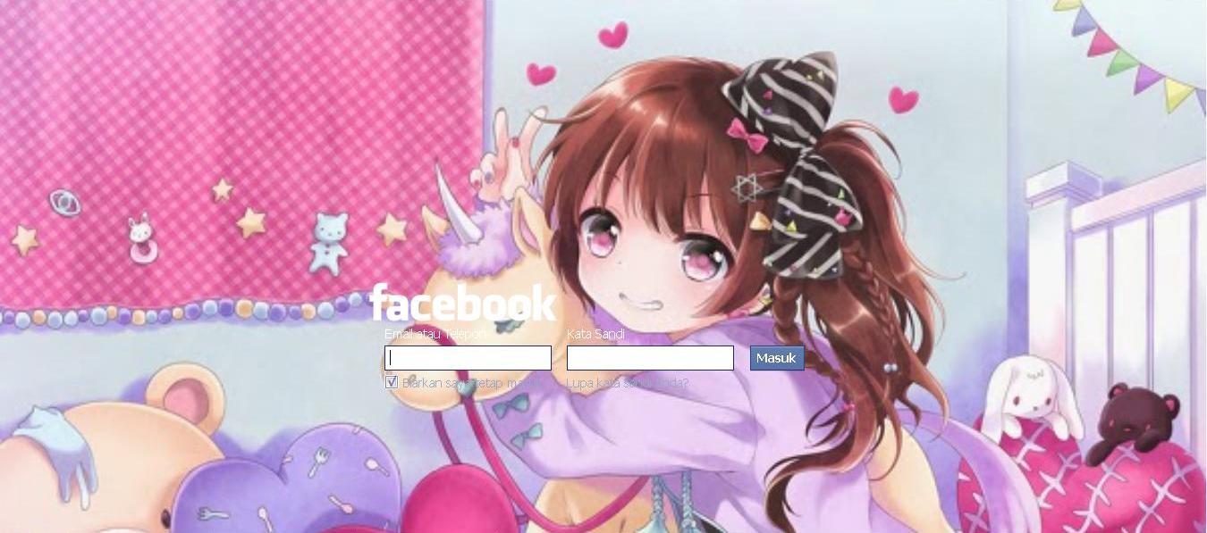 Facebook Login Kawai Girl v.2