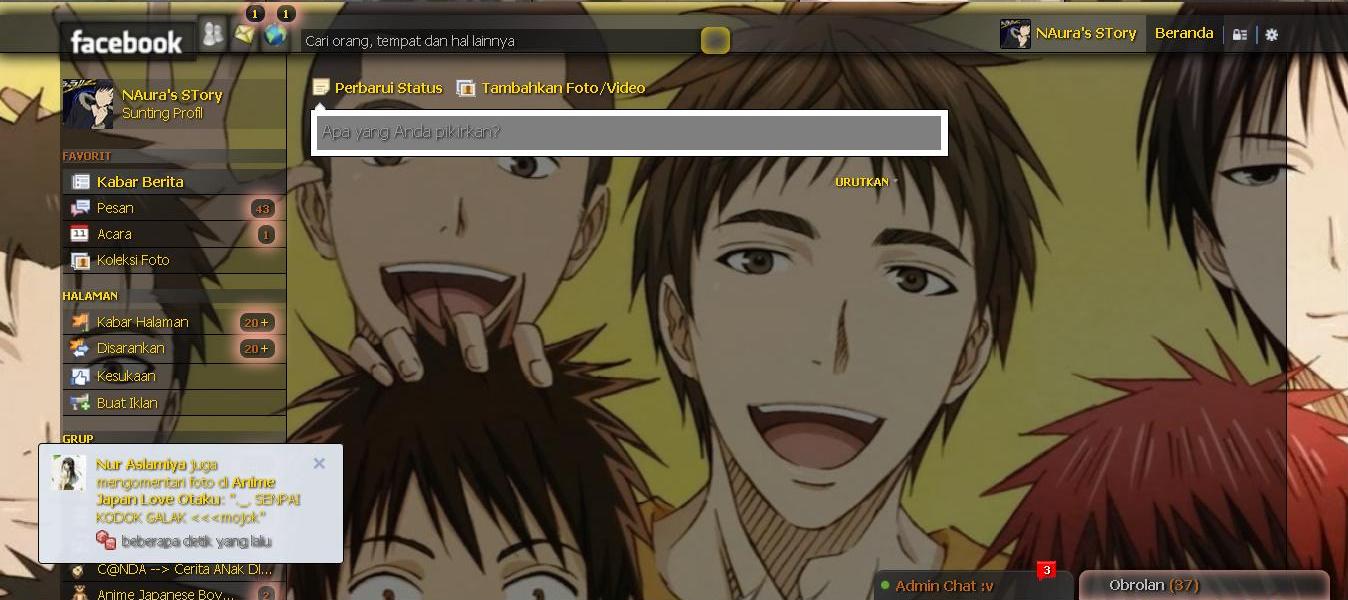 Facebook Theme - Kuroko no basuke v.2