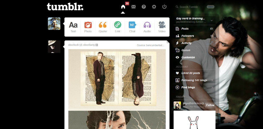 Luke Evans - Tumblr Dashboard 2