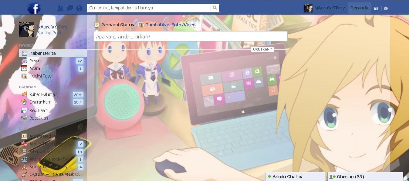 Facebook Theme - Aizawa Inori