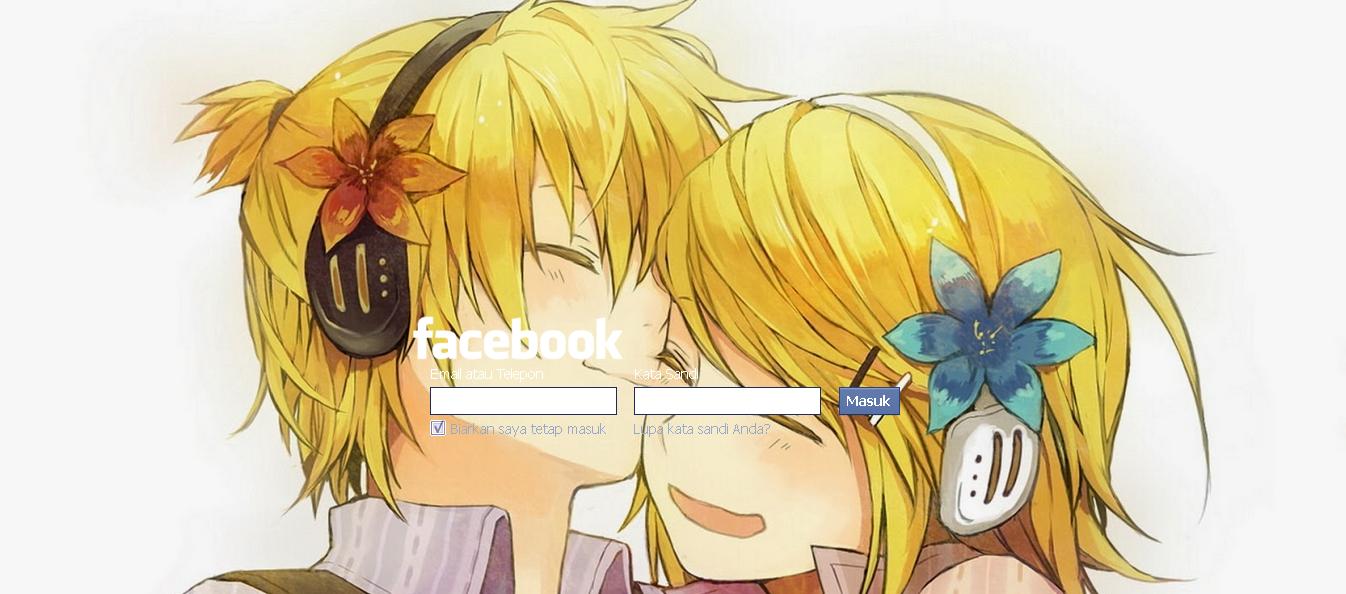 Facebook Login Vocaloid Rin & Len
