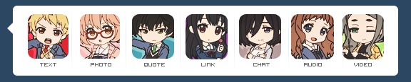 Tumblr Dash Icons: Kyoukai no Kanata