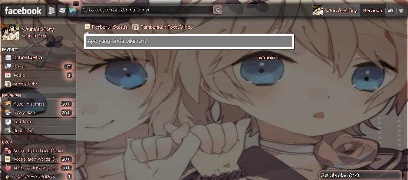 Facebook Theme - Fan ART 3