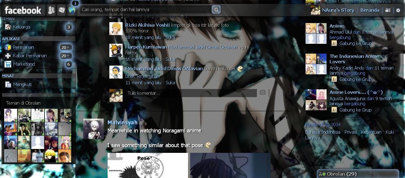 Facebook Theme - Black Rock Shooter