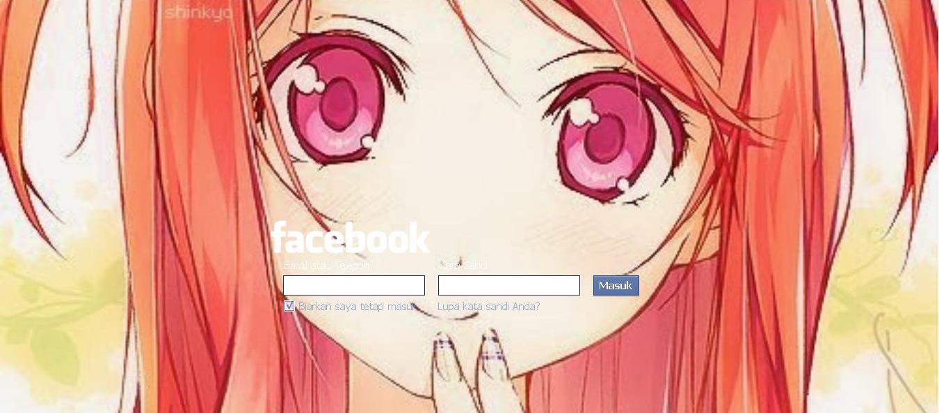 Facebook Login Cute girl