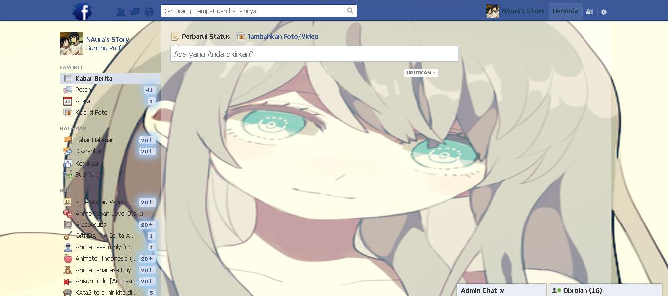 Facebook Theme - Kire no Onna