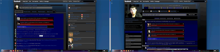 New Facebook,  darkly w/o adds