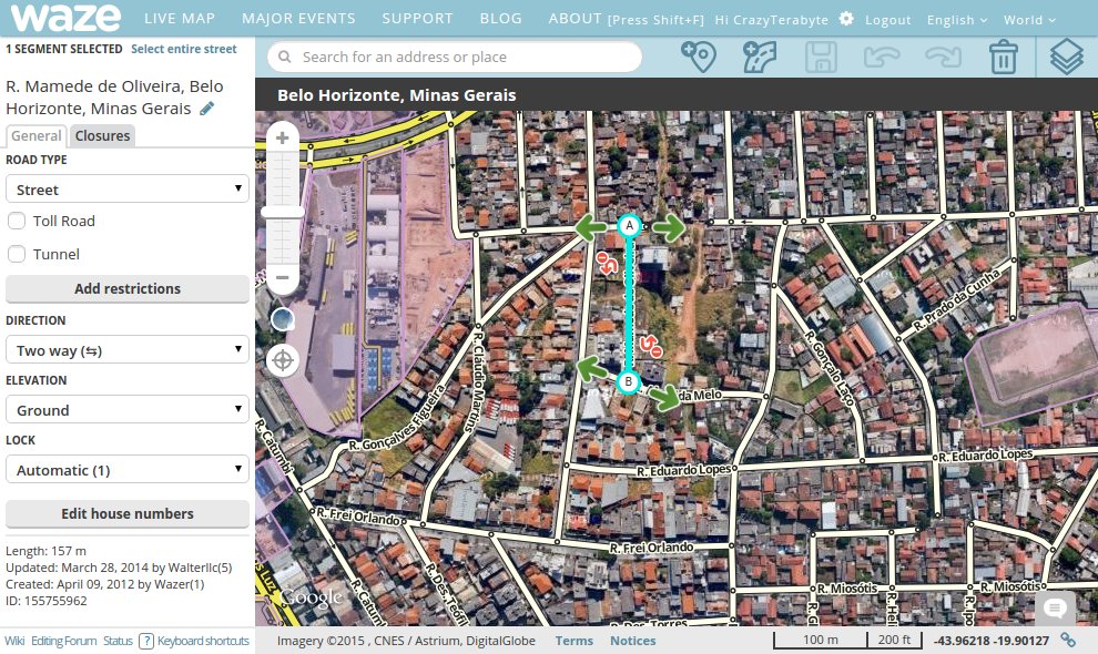 Waze Editor - layout tweaking