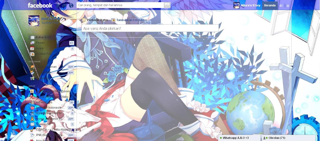 Facebook Theme - Kinglet
