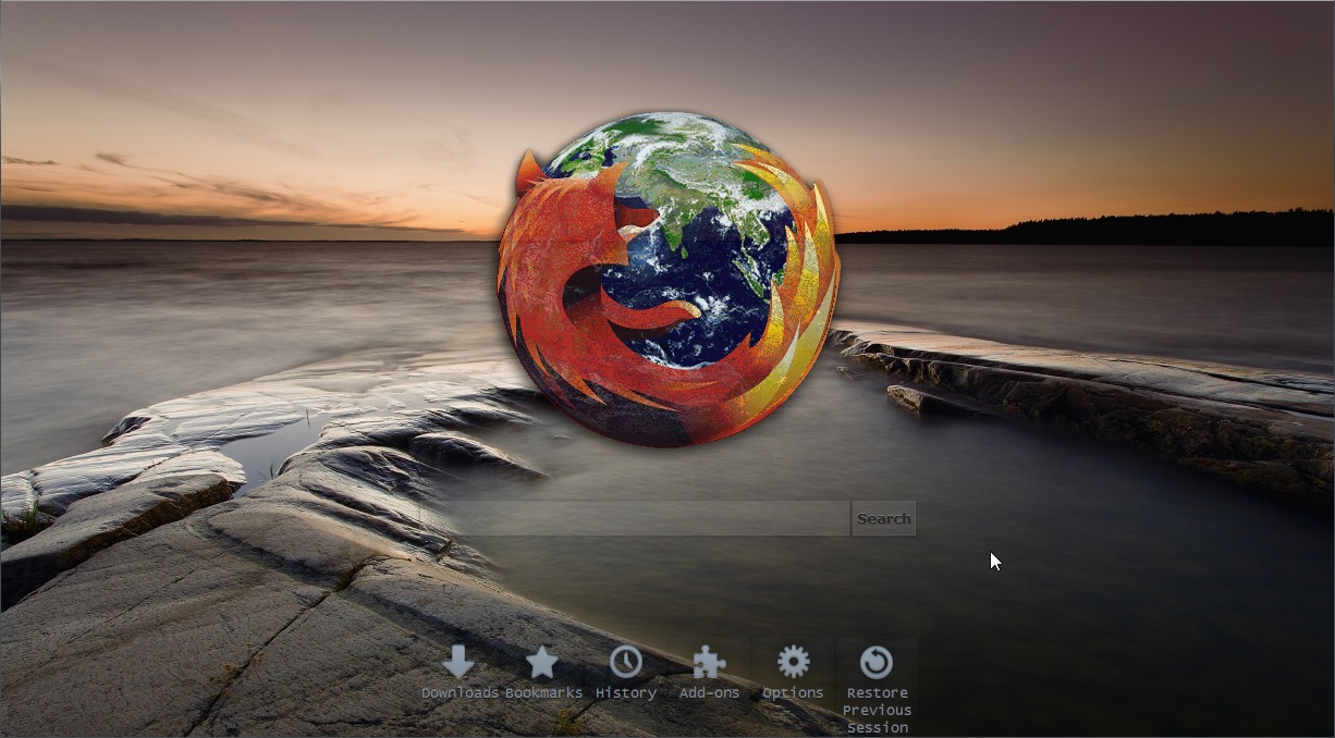 Simple Start Page - about:home