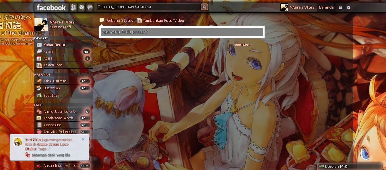 Facebook Theme - Sword Regalia