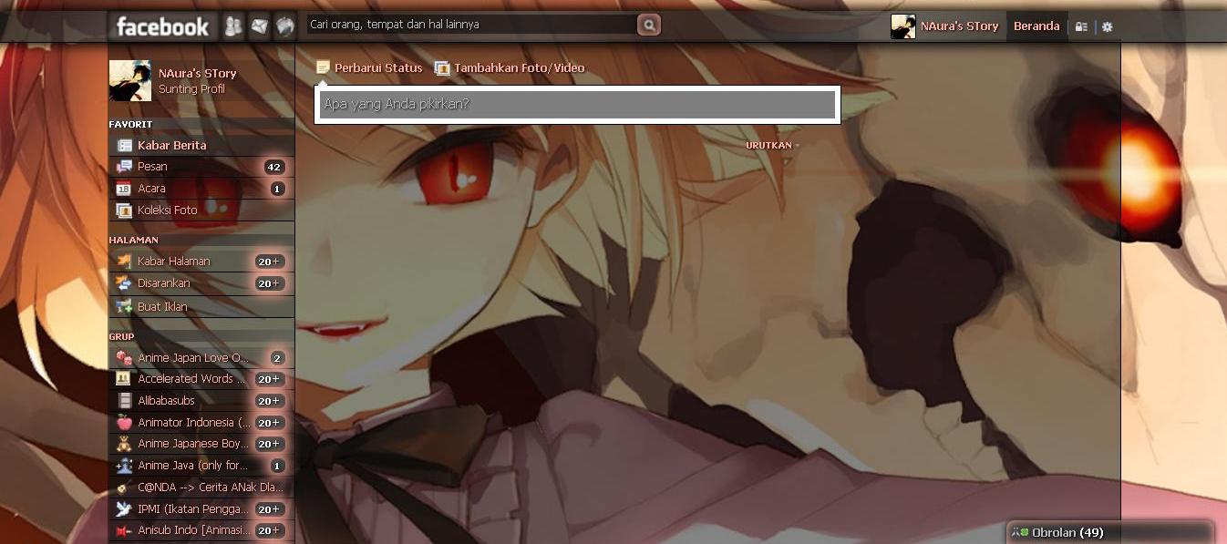Facebook Theme - Sword Girls II