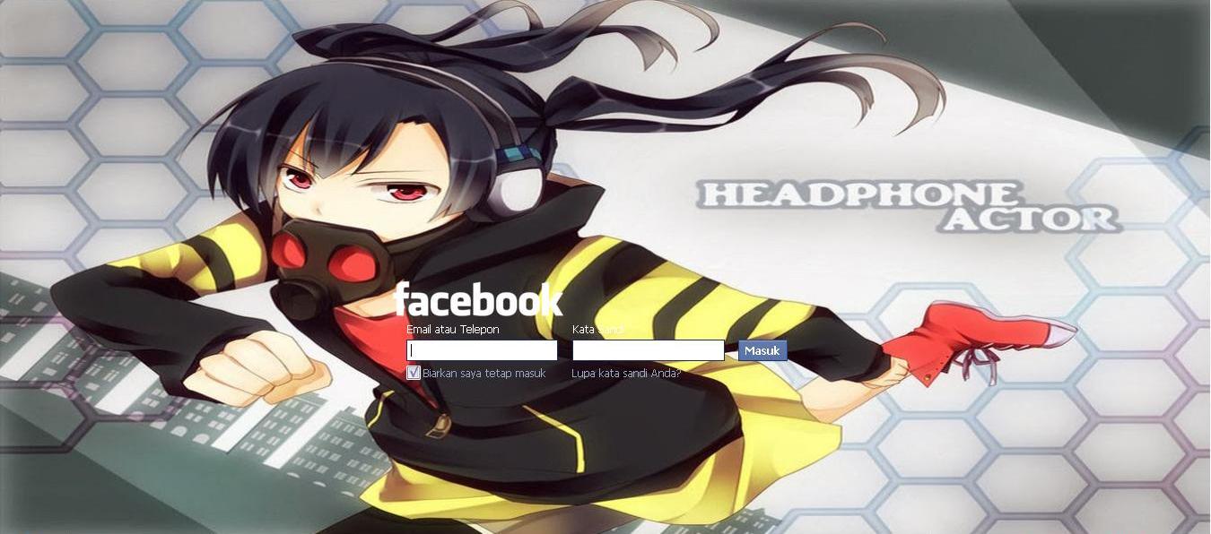 Facebook Login Kagerou Project Headhpone Actor