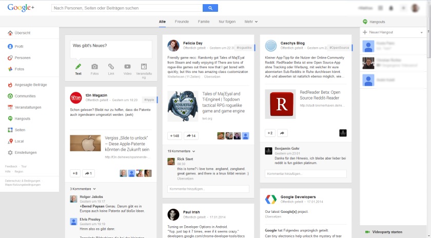 Google+ Static
