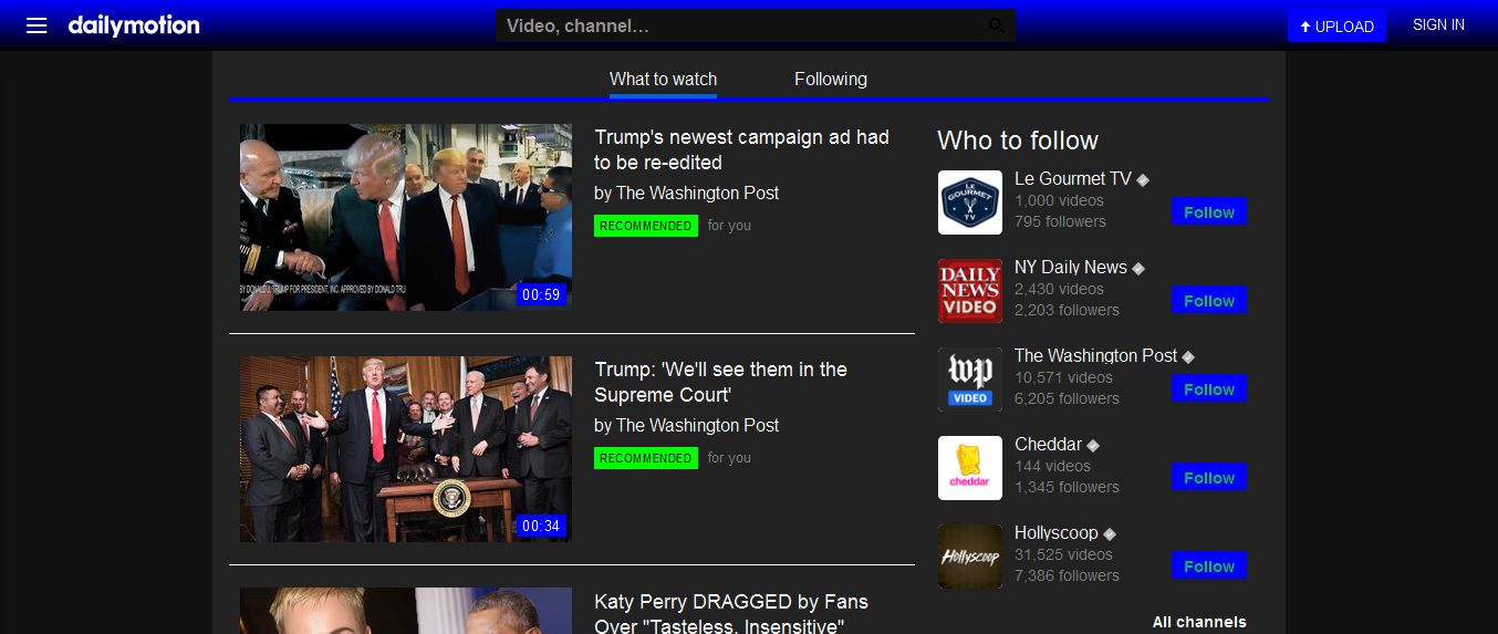 dailymotion - darknow