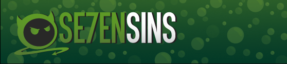 Se7enSins v7 Banner: Green Bubbles