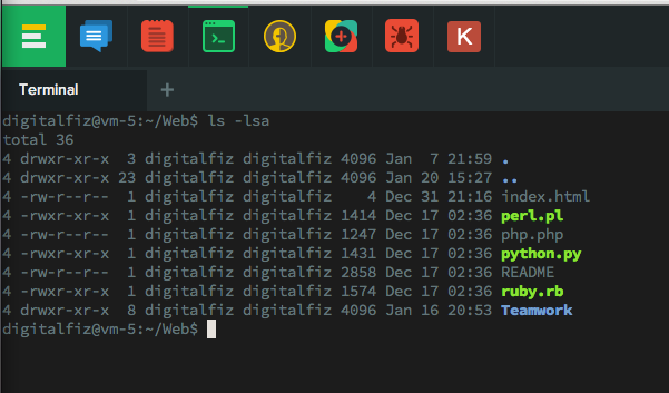 Koding Terminal font color matcher thingy