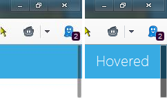 Transparent growing Scrollbars, Mac OS X inspired