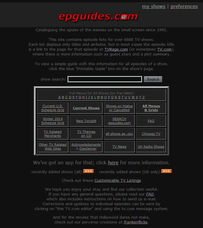 epguides.com - Dark