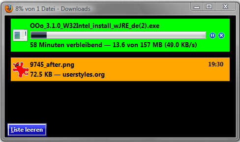 Firefox 3.5 - Downloadmanager
