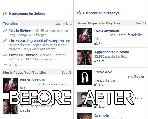 Facebook Trending Ticker Hider