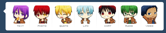Tumblr Dash Icons: KNB/SNK Crossover