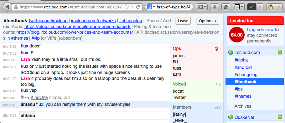 IRCCloud Hide Topbar