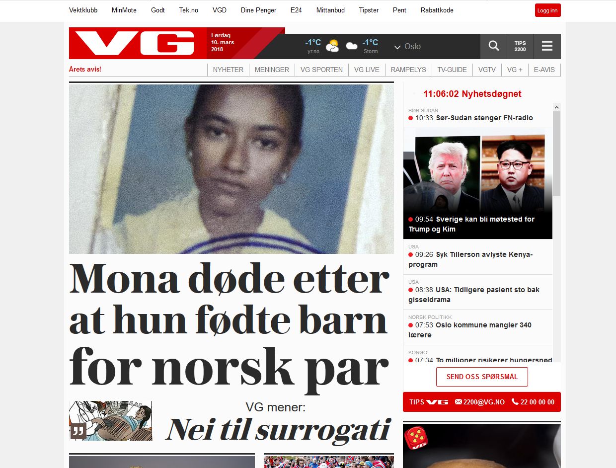 VG.no reklamefri