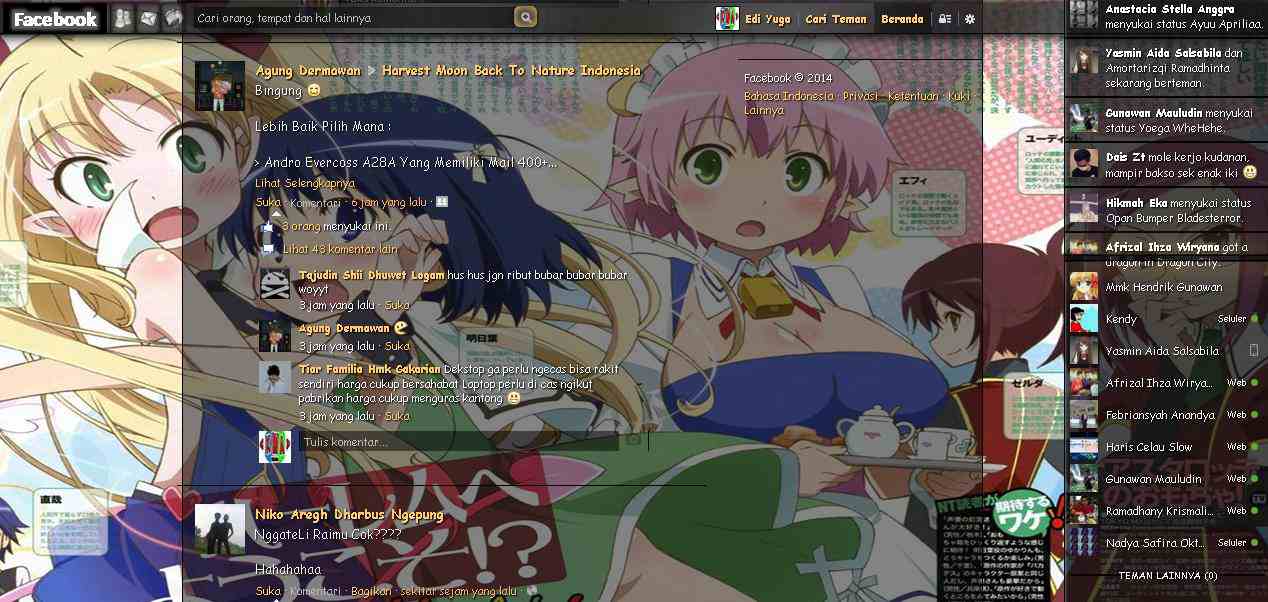 Tema Facebook - Anime Astarote Omocha By Edi yuga