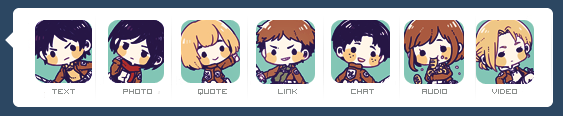 Tumblr Dash Icons: Shingeki no Kyojin Version 3