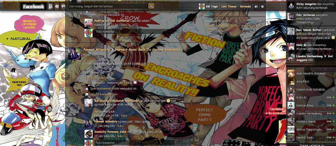 Tema Facebook - Anime Bakuman By Edi yuga