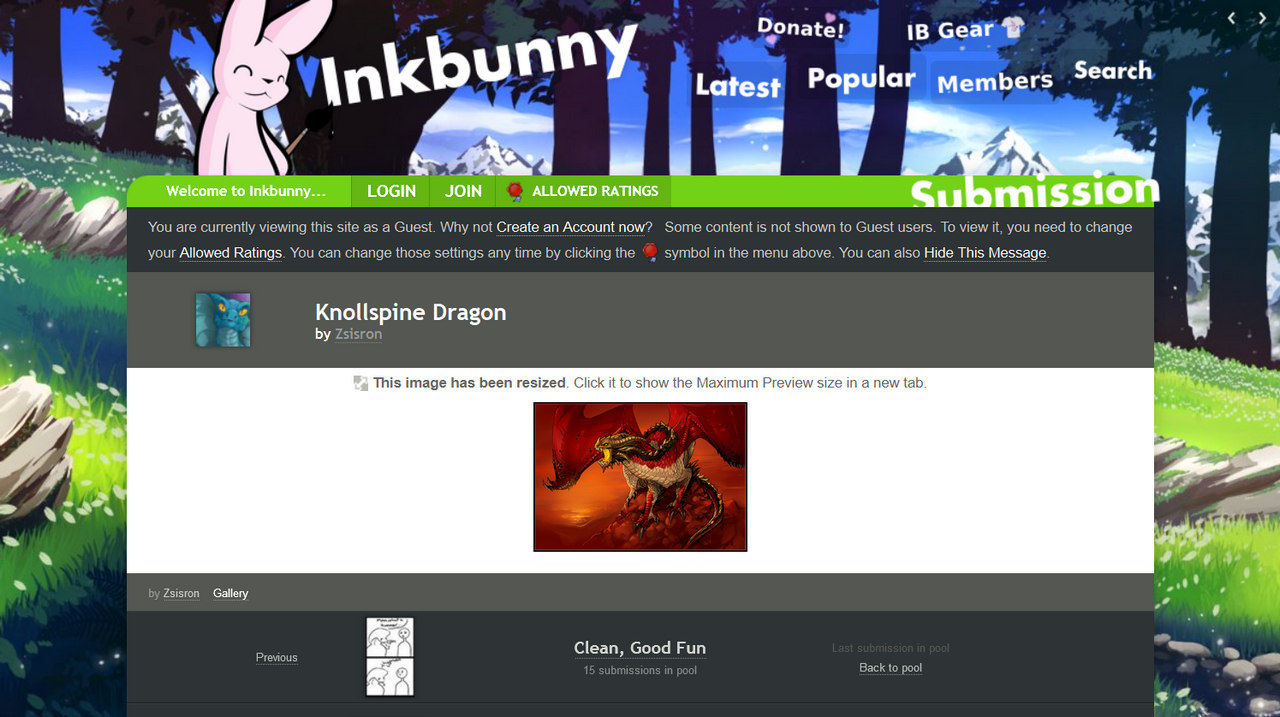 cleaner Inkbunny submissions with Text-to-Image