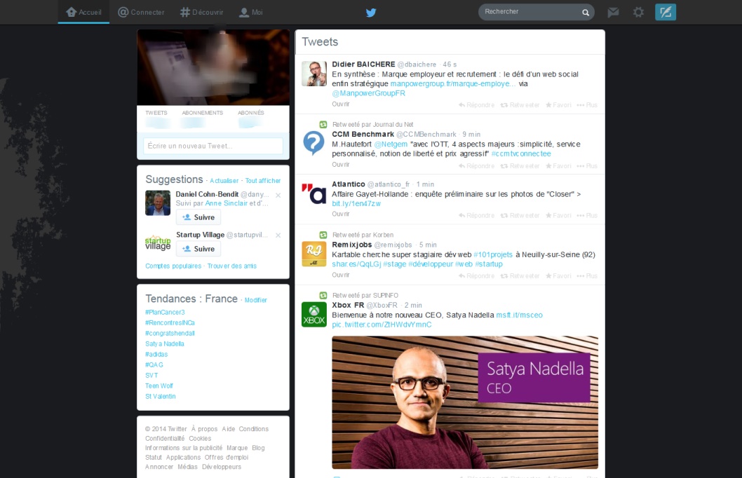 Black new twitter bar