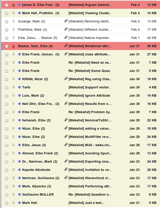 Fastmail better message list.