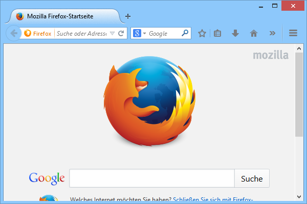 Firefox with Windows 8 / Windows 10 colors